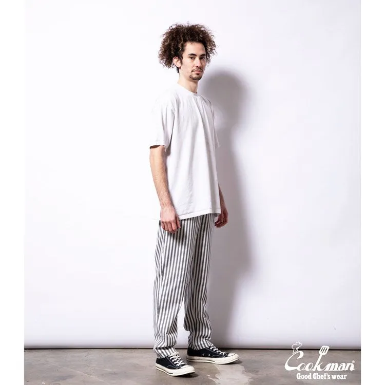 Cookman Chef Pants - Cabana Stripe : Gray