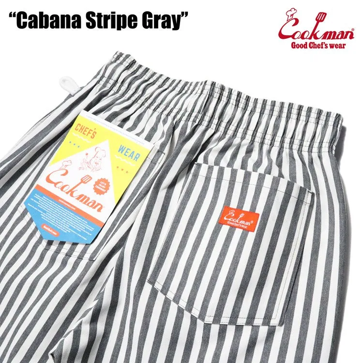 Cookman Chef Pants - Cabana Stripe : Gray