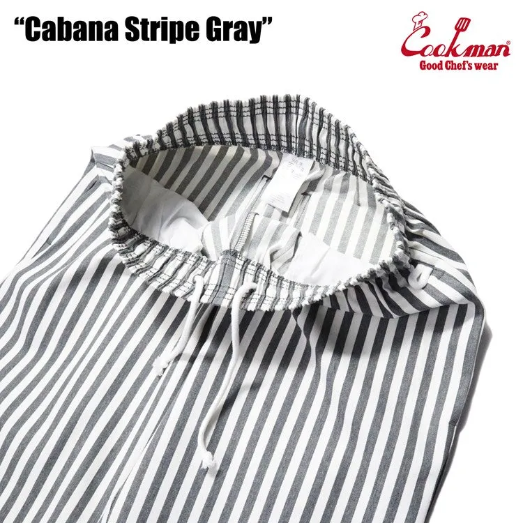 Cookman Chef Pants - Cabana Stripe : Gray