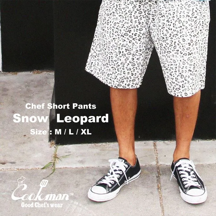 Cookman Chef Short Pants - Snow Leopard