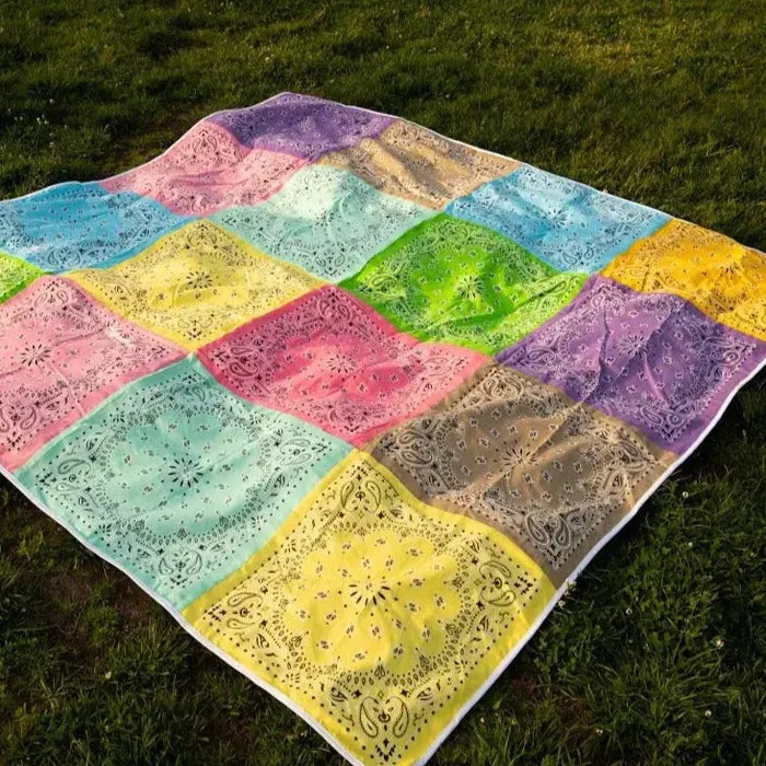 Cotton Patchwork Sweet Bandana Blanket