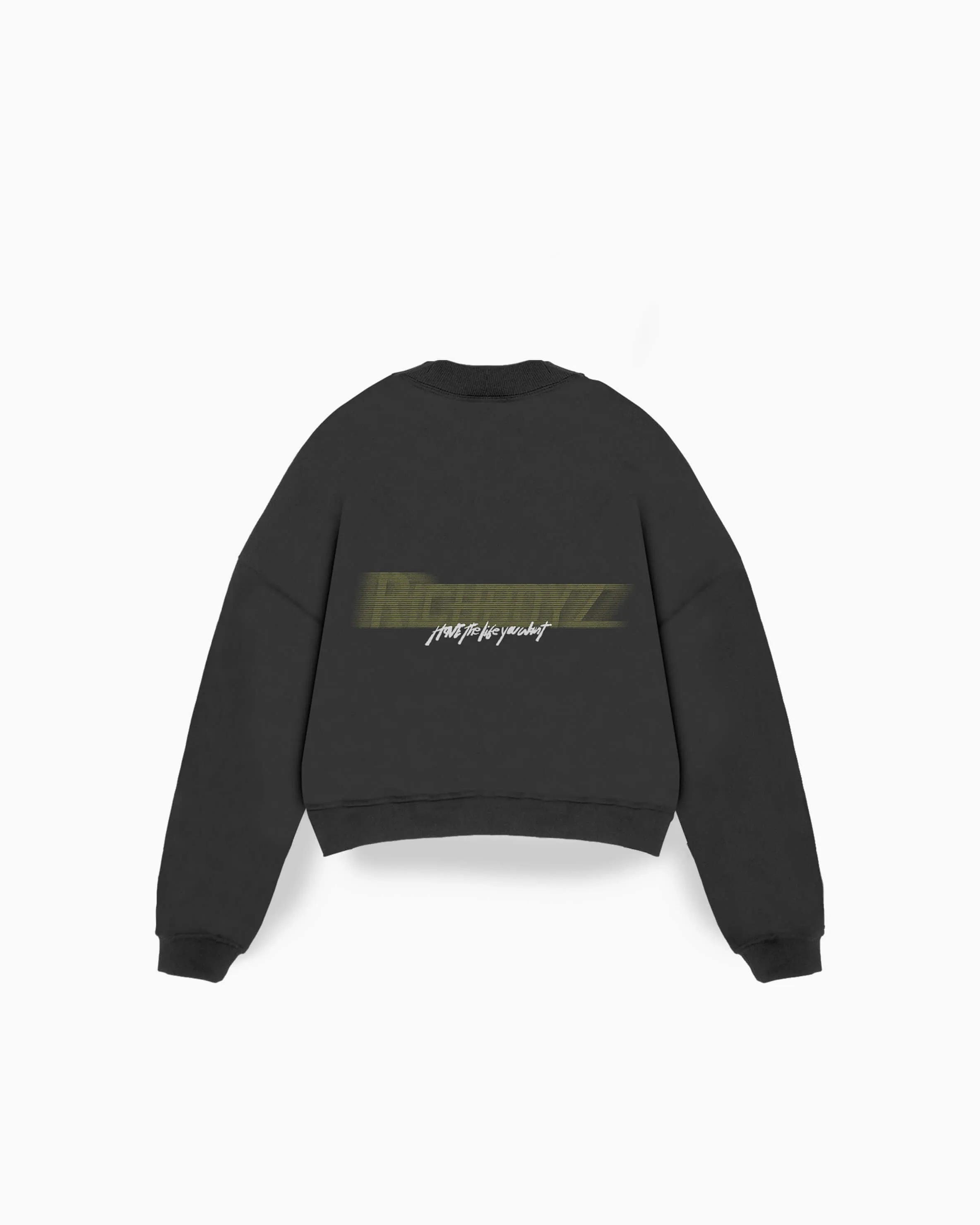 CROPPED SWEATER - NOIR