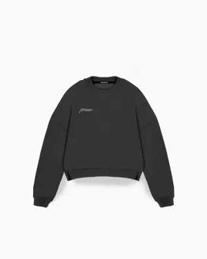 CROPPED SWEATER - NOIR