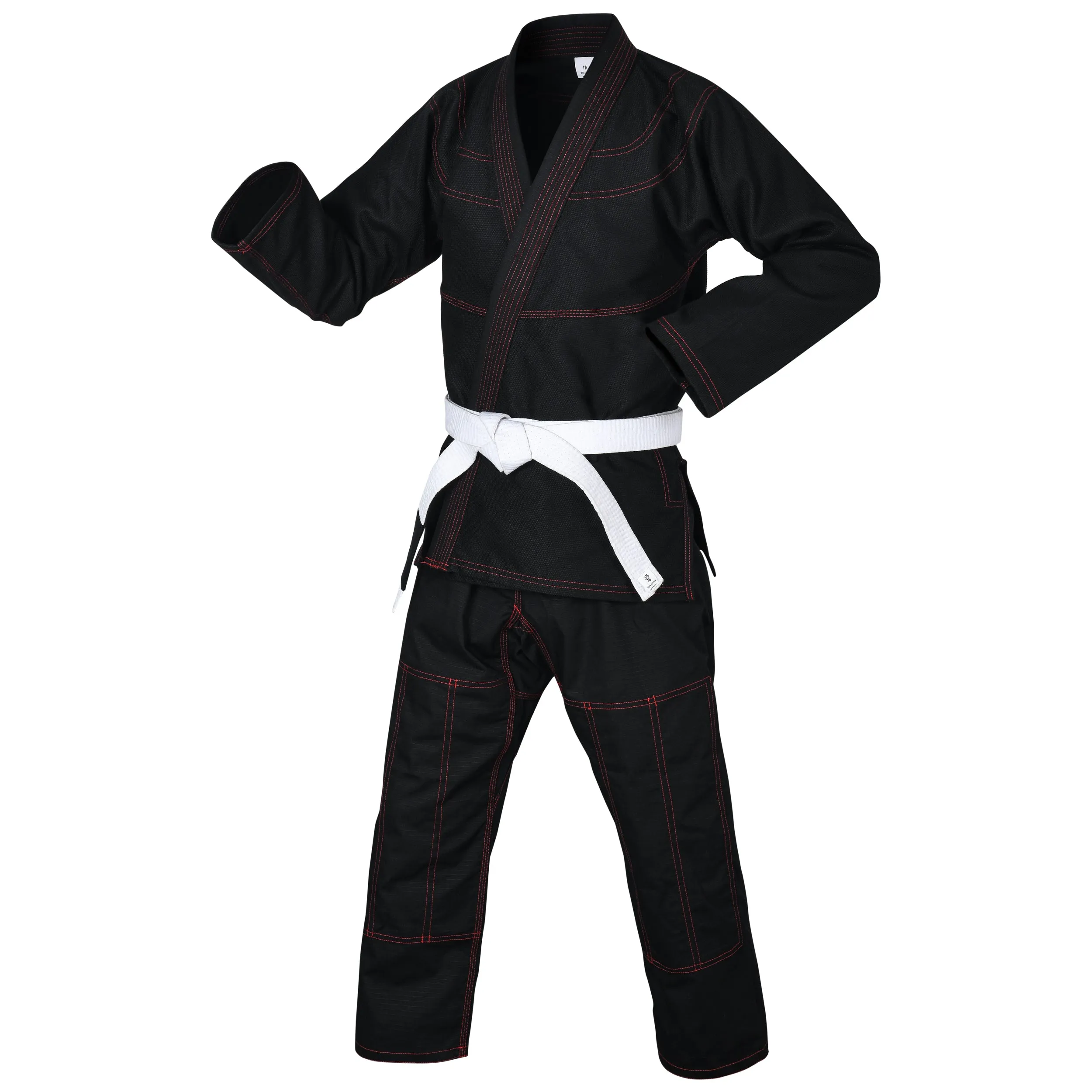 Customized Black Brazilian Jiu Jitsu Gi For Men, BJJ Gi Women Grappling gi ULTRA LIGHT, PRESHRUNK Sweat Wicking Fabric