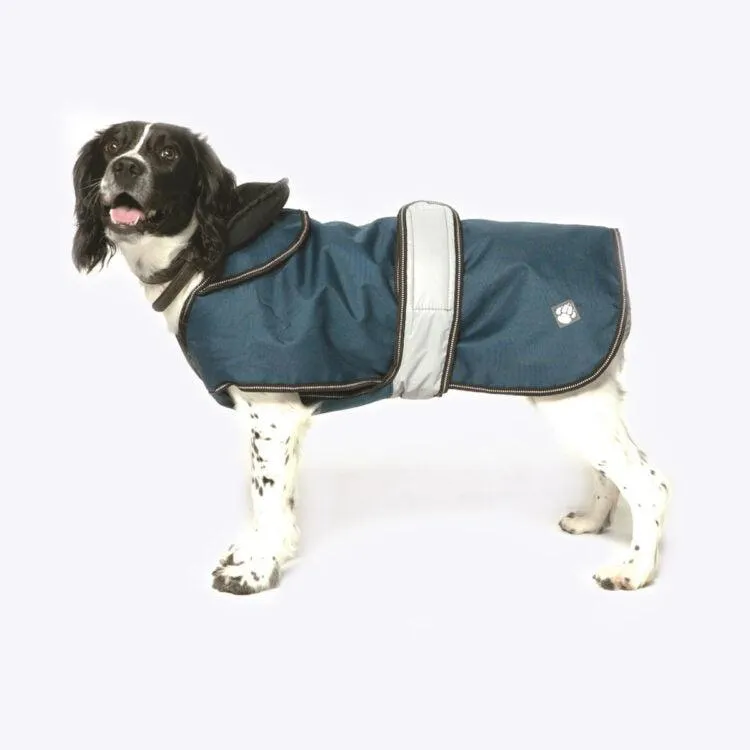 Danish Design - The Ultimate 2 in 1 Waterproof and Fleece Dog Coat - Blue