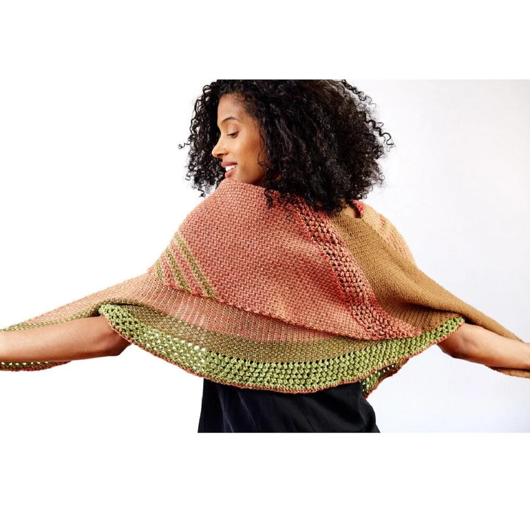 Divanyolu Shawl Kit | Yarn Art in Linen Stitch