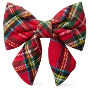 Dog and Cat Lady Bowtie: Tartan Plaid Flannel