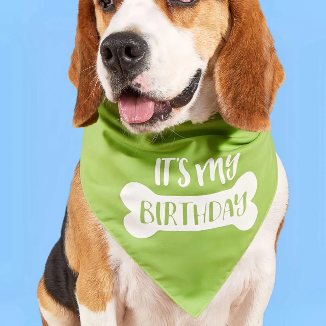 Dog Birthday Bandana Triangle Pet Bibs