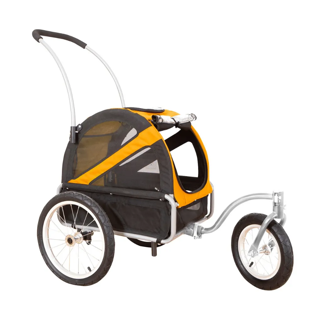 DoggyRide Mini Dog Jogger-Pram | Orange | Dutch Dog Design®