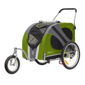 DoggyRide Novel Dog Jogger-Pram | Green | Dutch Dog Design®