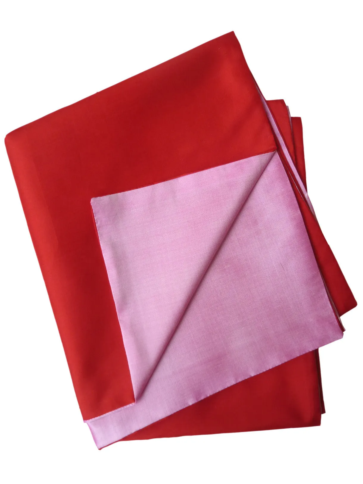 Double Sided Evening Shawl Red Candy Pink