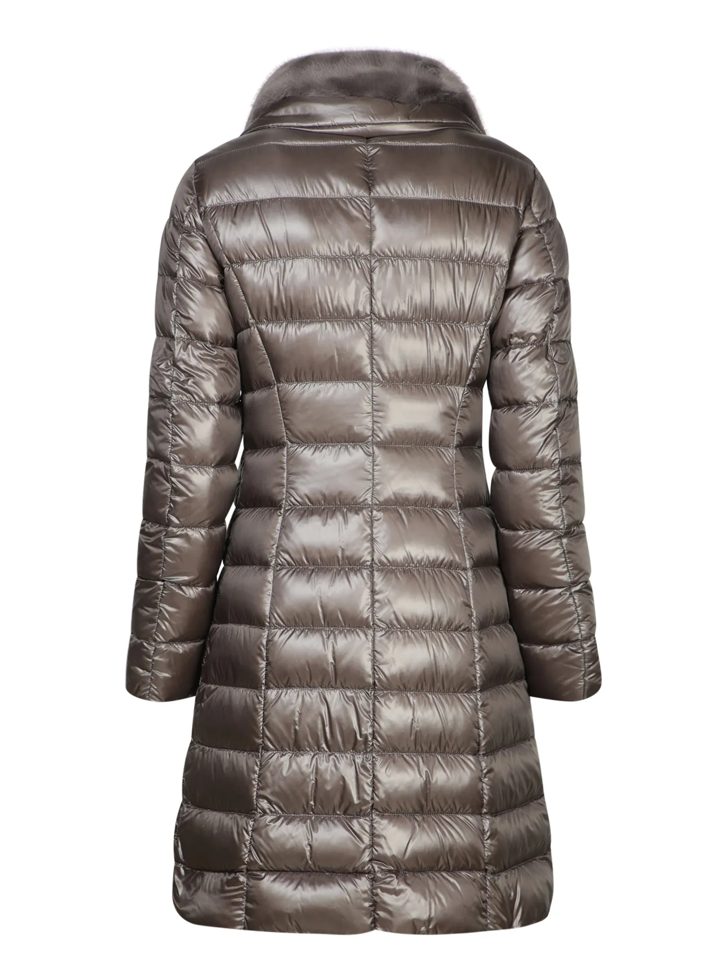 Elisa Long Ecofur Anthracite Jacket