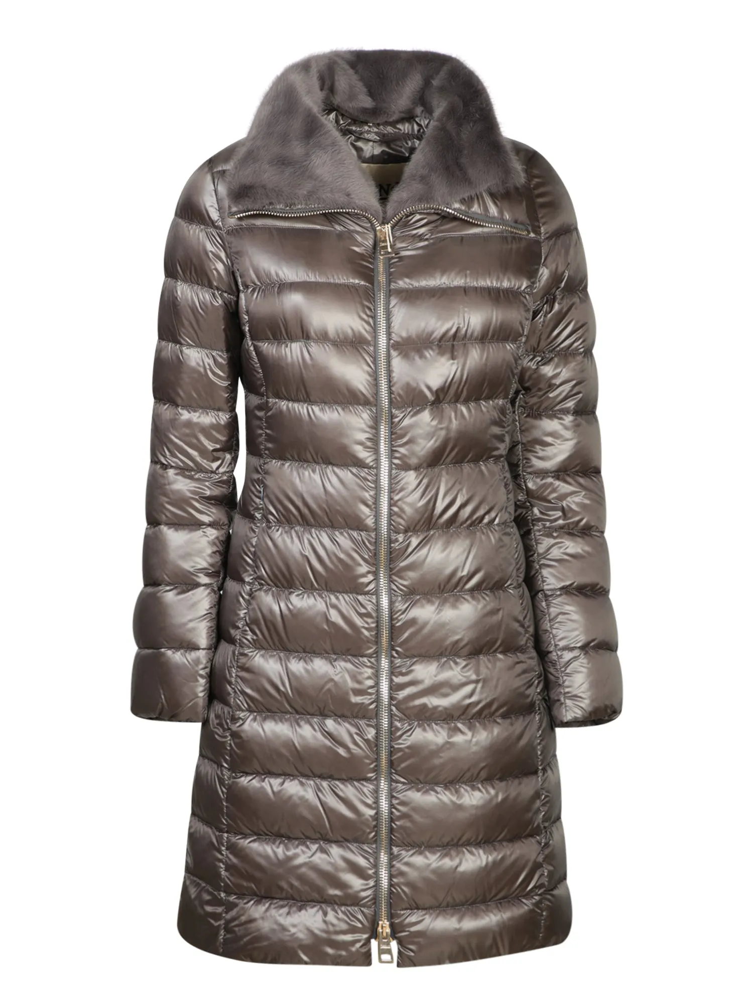 Elisa Long Ecofur Anthracite Jacket