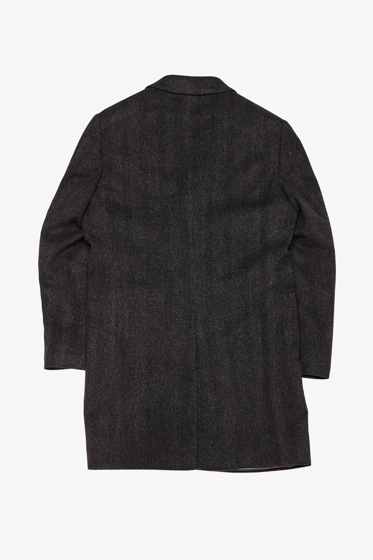 Elroy - Charcoal Double Breasted Overcoat