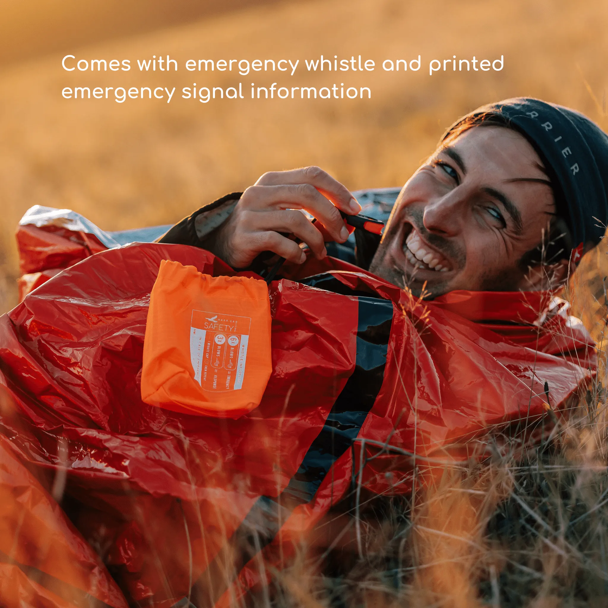 Emergency Survival Bag & Whistle