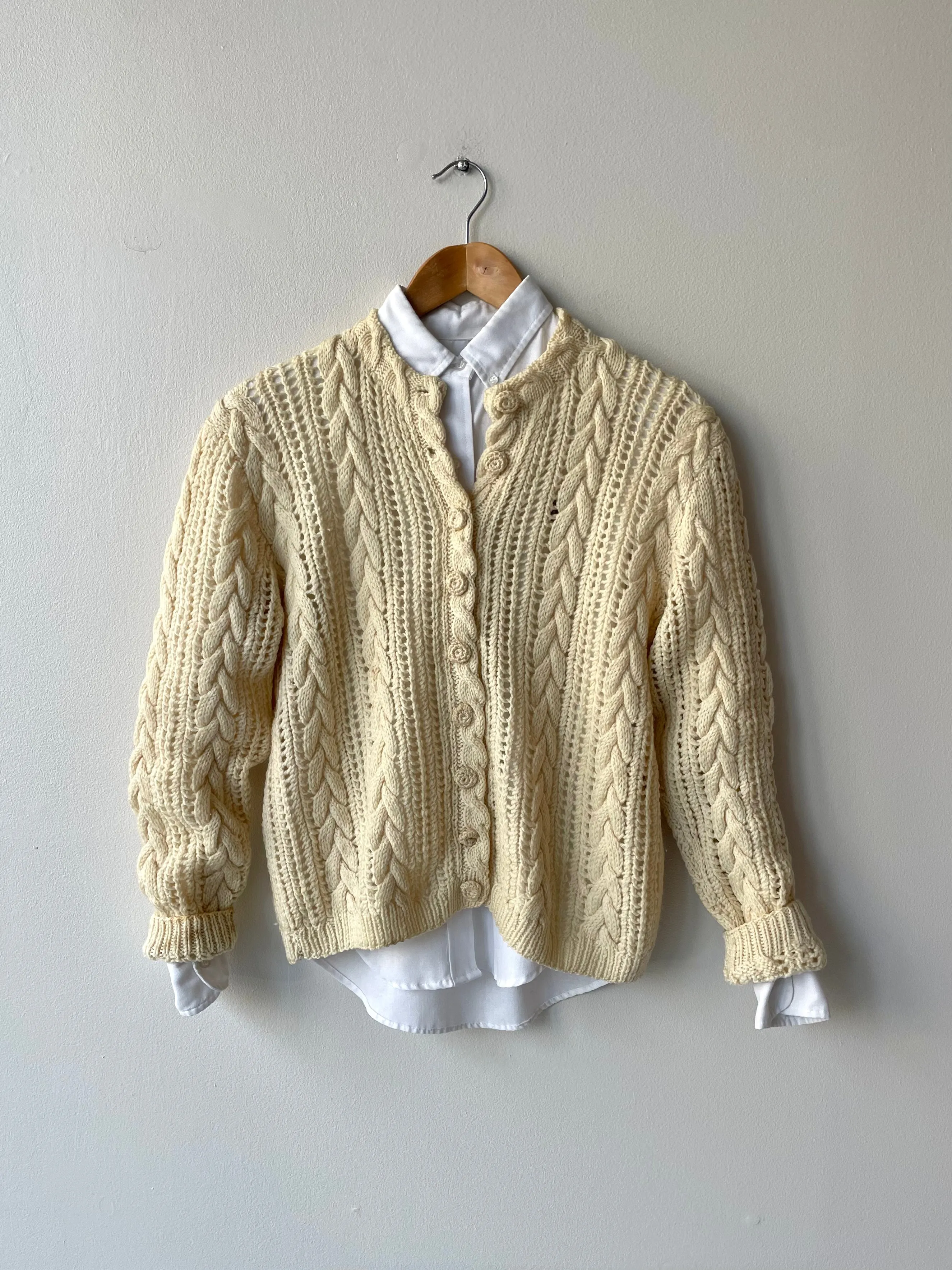 English Wool Cardigan | 1950s