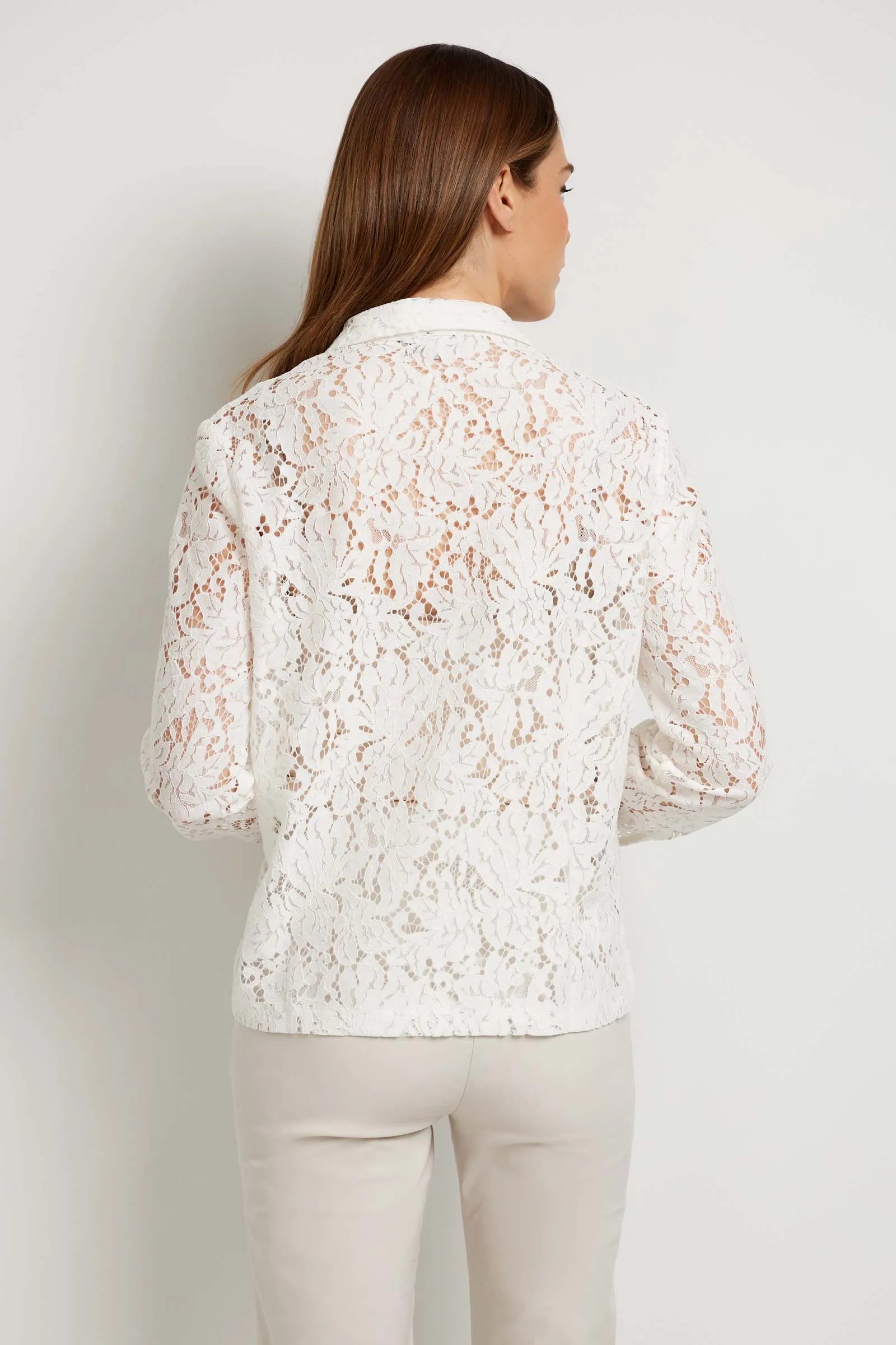 Estella Lace Button Up Top