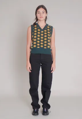 Feely Vest - deep green