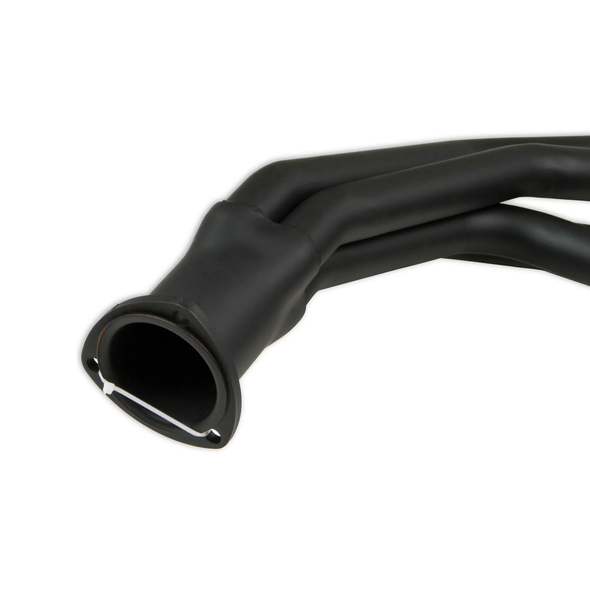 Flowtech Long Tube Headers - 1966-87 Chevy/GMC 1500/2500/3500/1988-91 Chevy/GMC 1-Ton Crew Cab - 283/400 - 1.5" - 3" Collector - Black Paint