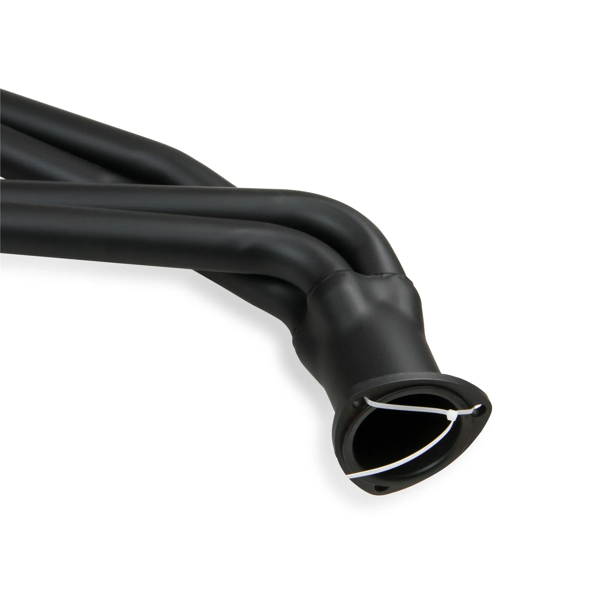 Flowtech Long Tube Headers - 1966-87 Chevy/GMC 1500/2500/3500/1988-91 Chevy/GMC 1-Ton Crew Cab - 283/400 - 1.5" - 3" Collector - Black Paint