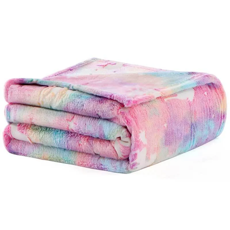 Fluorescent Unicorn Party Blanket