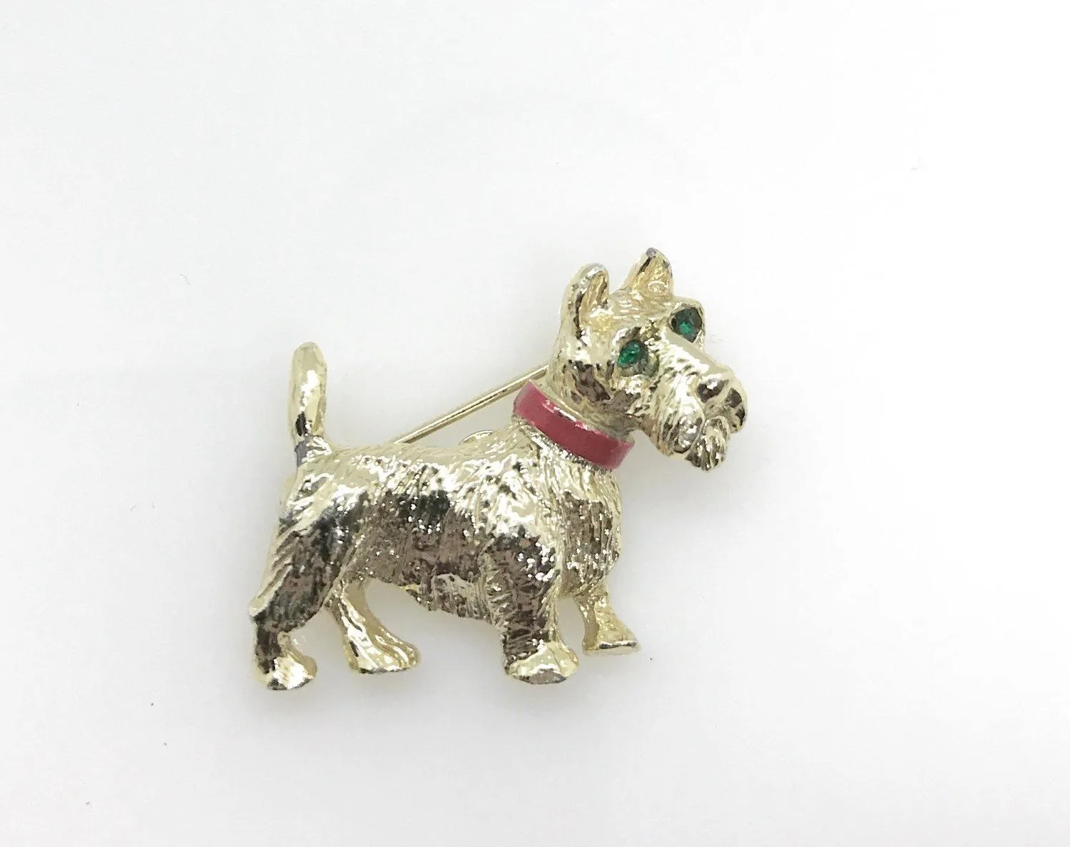 Gerry's Vintage Golden Terrier Brooch