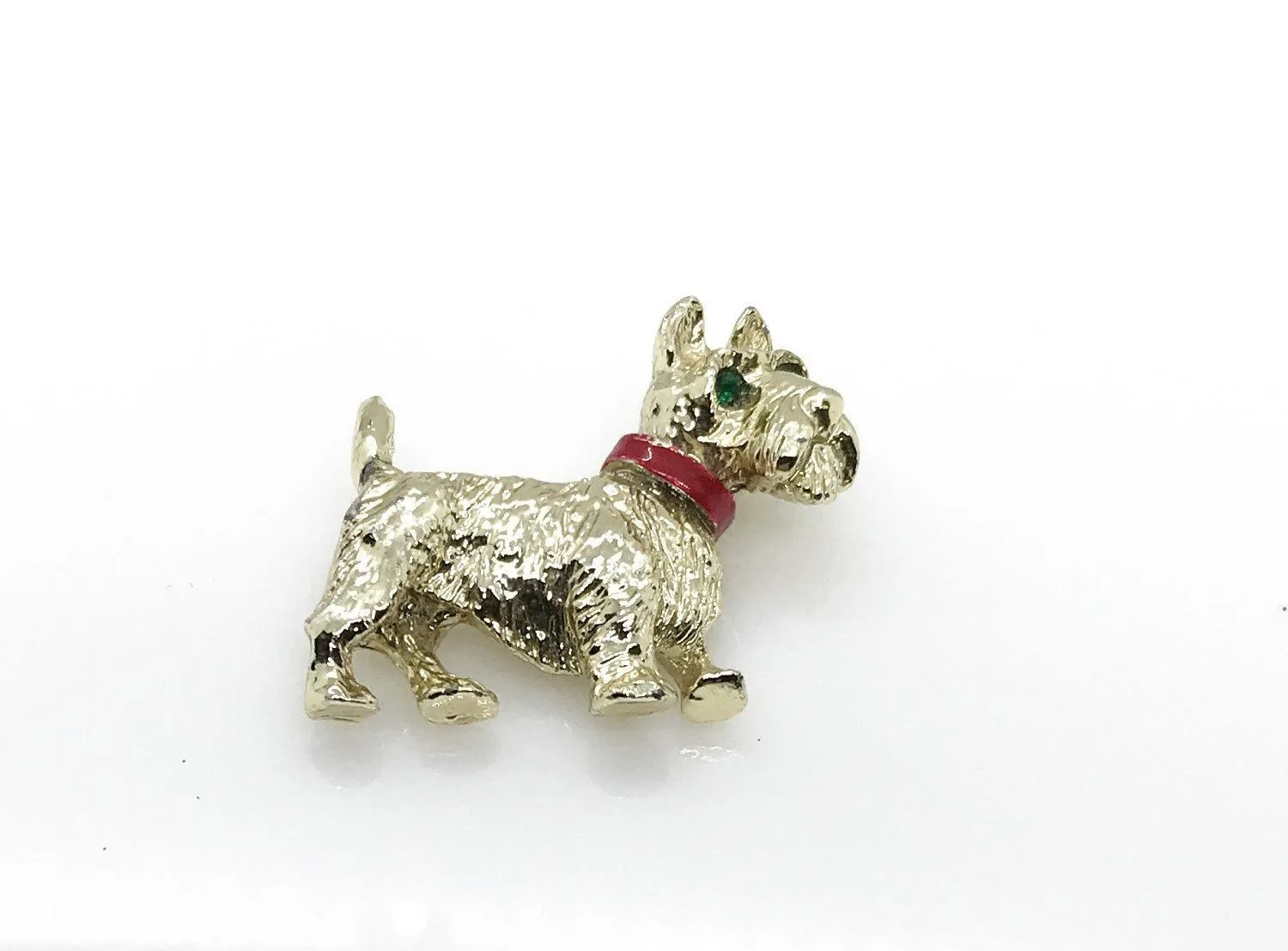 Gerry's Vintage Golden Terrier Brooch