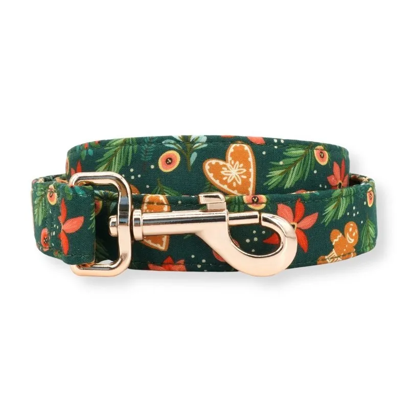 Gingerbread Man Flower Unbreakable Collar™ & Leash Set