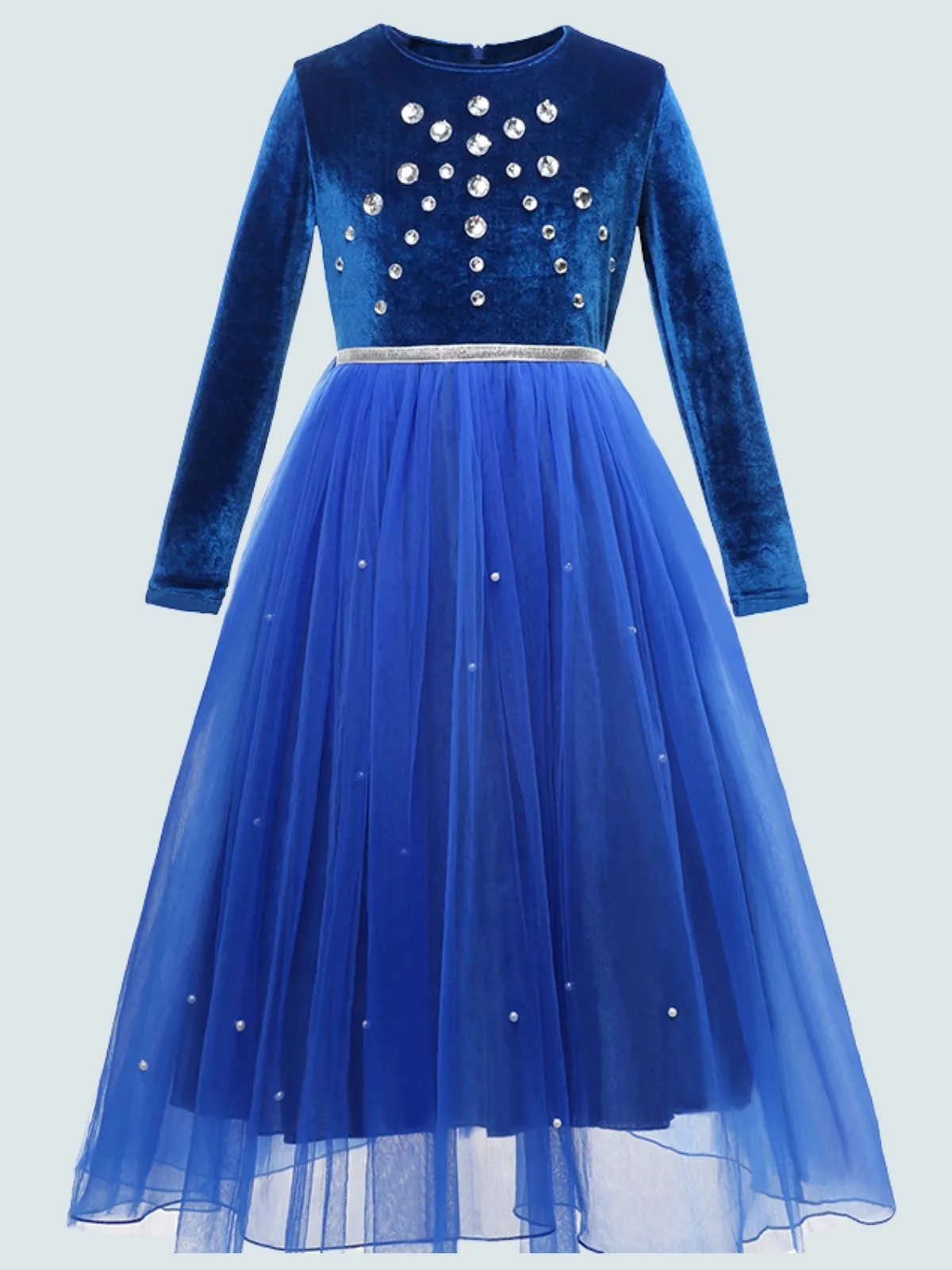 Girls Deluxe Frozen Inspired Elsa Costume Dress Set