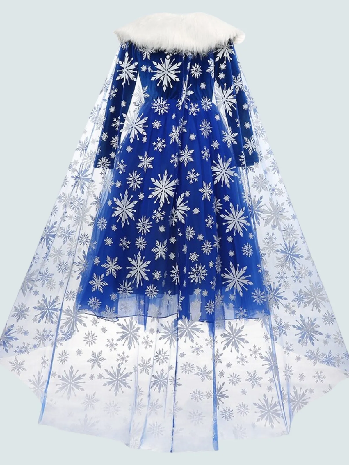 Girls Deluxe Frozen Inspired Elsa Costume Dress Set