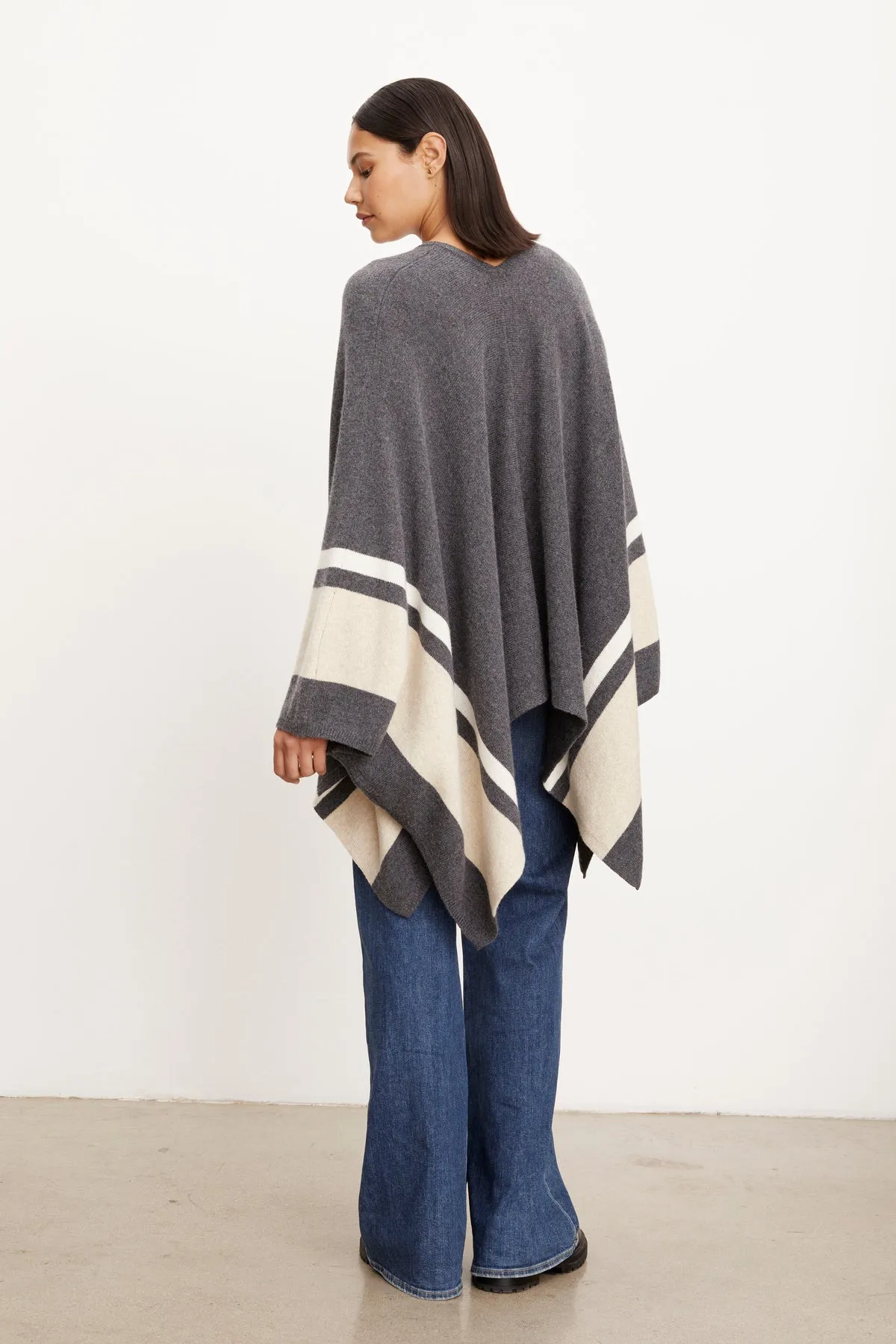 HARPER OPEN FRONT PONCHO