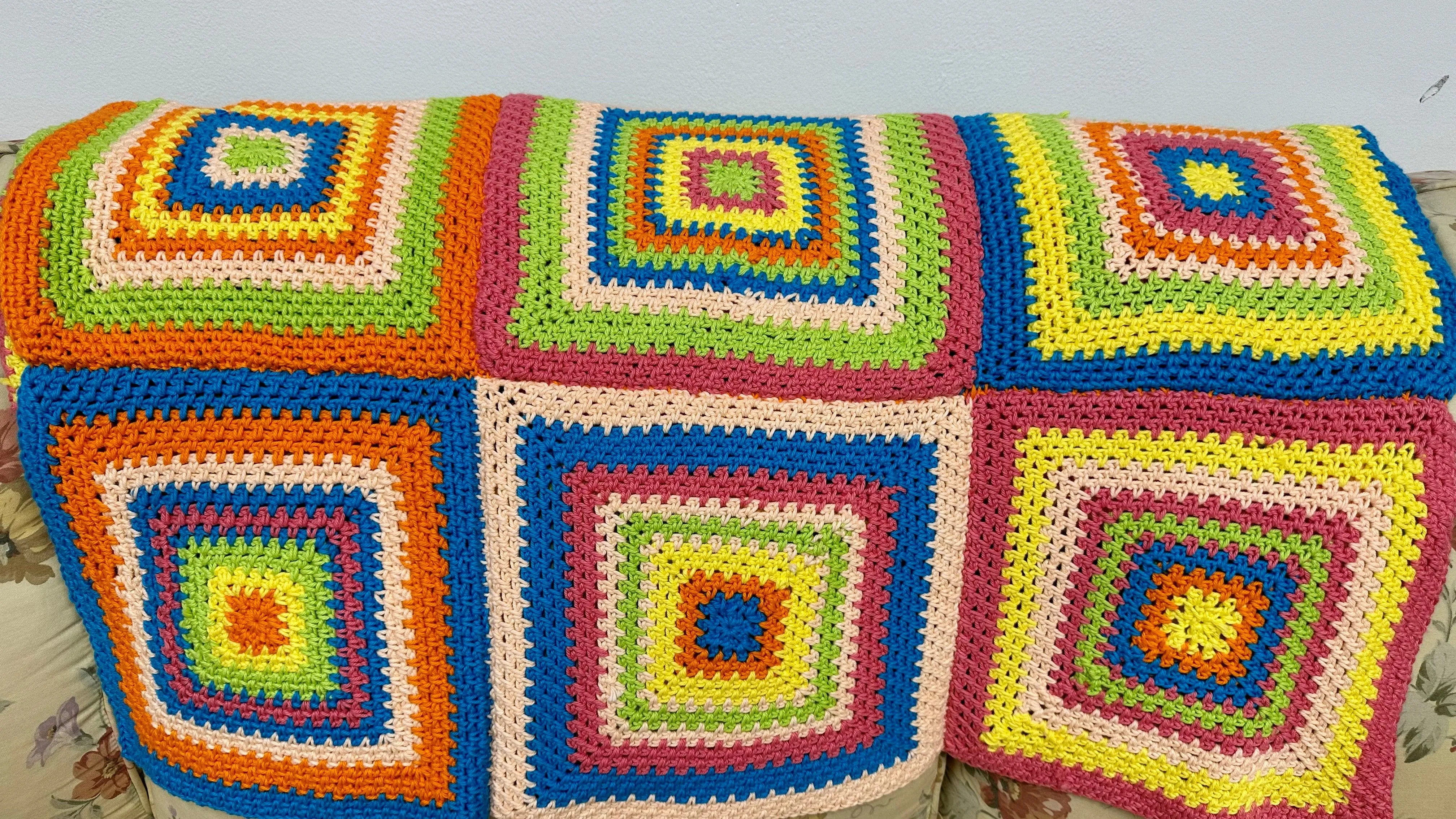 HIP TO BE SQUARE CROCHET BLANKET