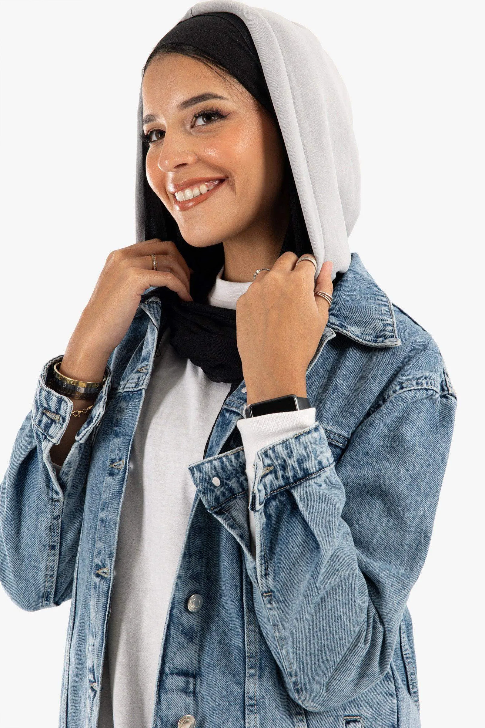 Hooded Denim Jacket