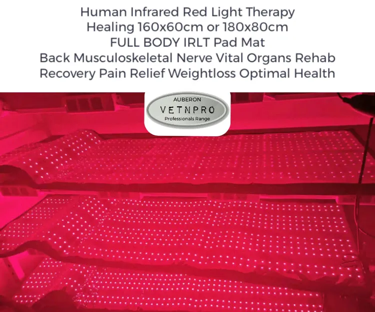 Human FULL BODY BLANKET PAD MAT Infrared Red Light Therapy Multipurpose - Back Vital Organs Musculoskeletal Overall Pain Relief Healing Recovery Rehabilitation Weightloss Relaxation & Restoration