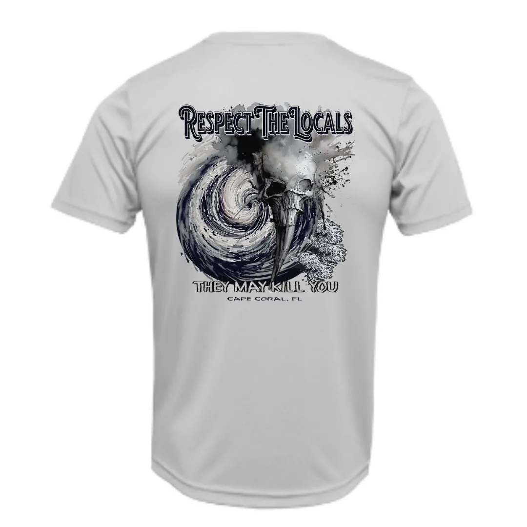 Hurricane Tornado Respect the Locals Sun Shirt - UPF50 Graphic Tee