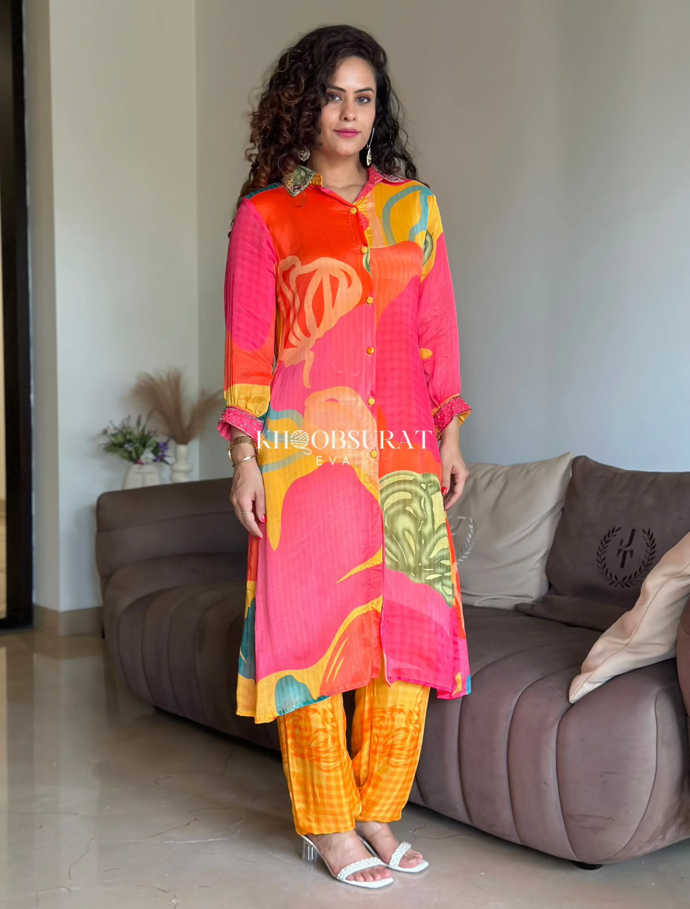 Indian Wedding Sequin Kurta Set