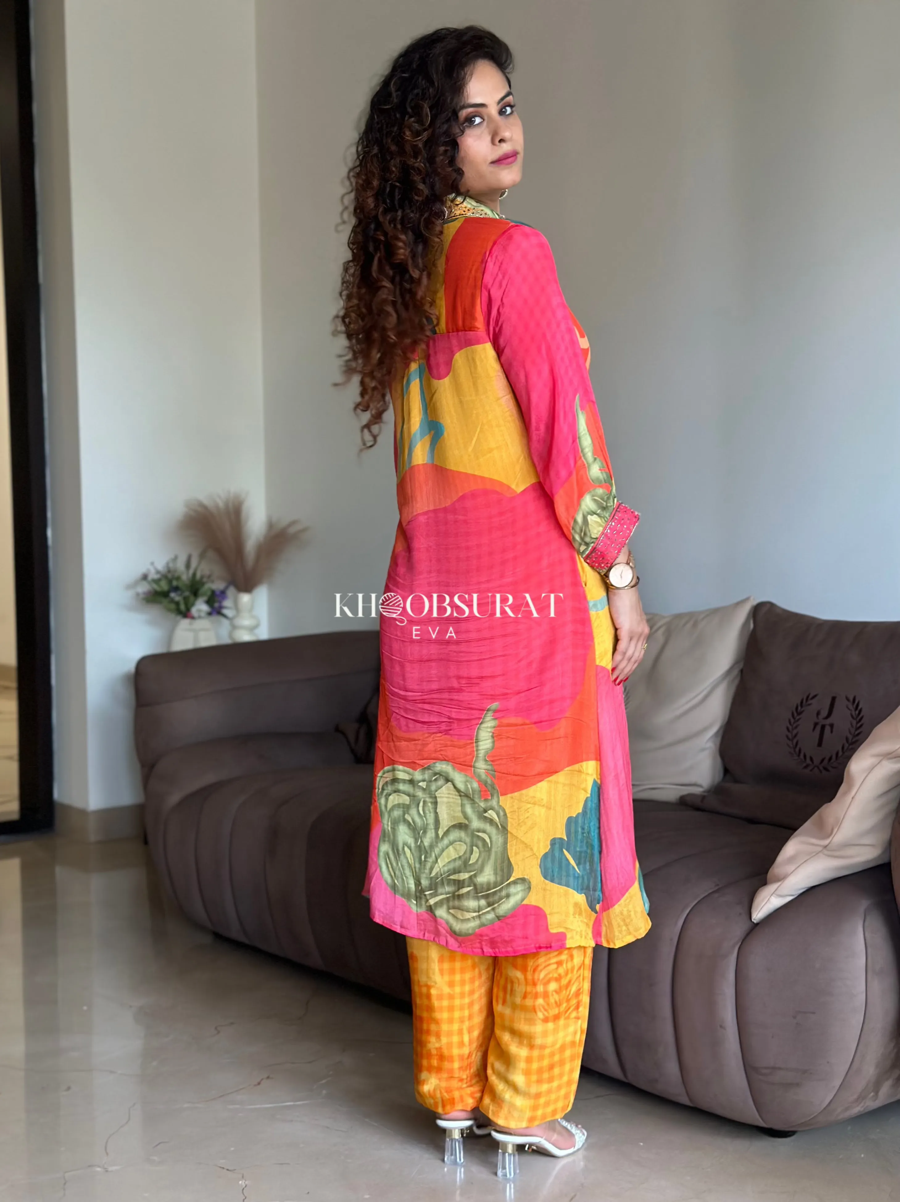 Indian Wedding Sequin Kurta Set