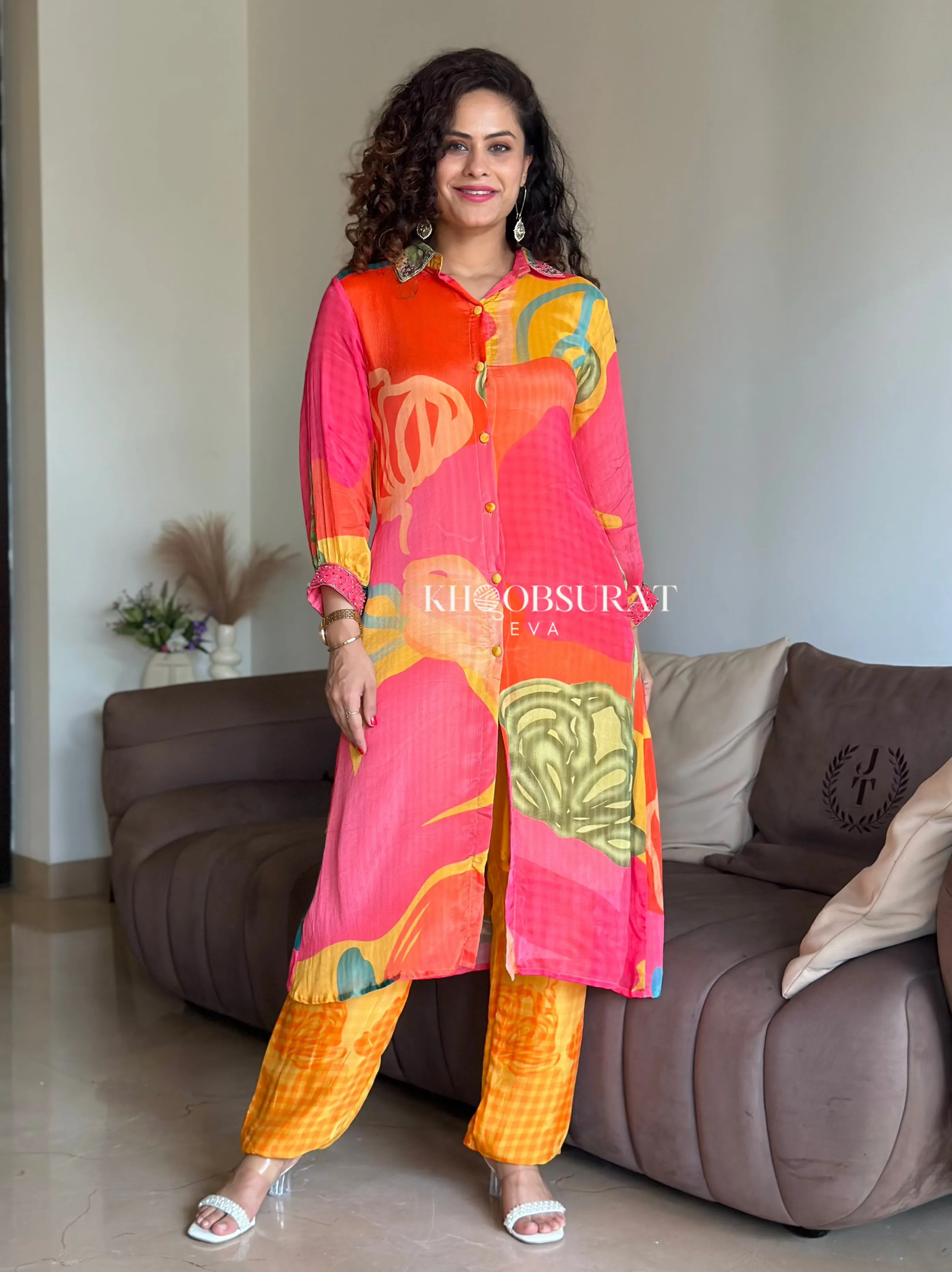 Indian Wedding Sequin Kurta Set