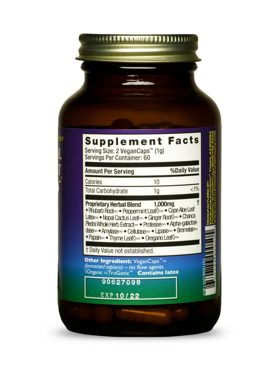 Intestinal Movement Formula, 120 vegan caps, HealthForce SuperFoods