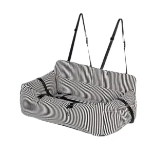 Julibee's Plush Luxury Dog Car Seat | Stripe