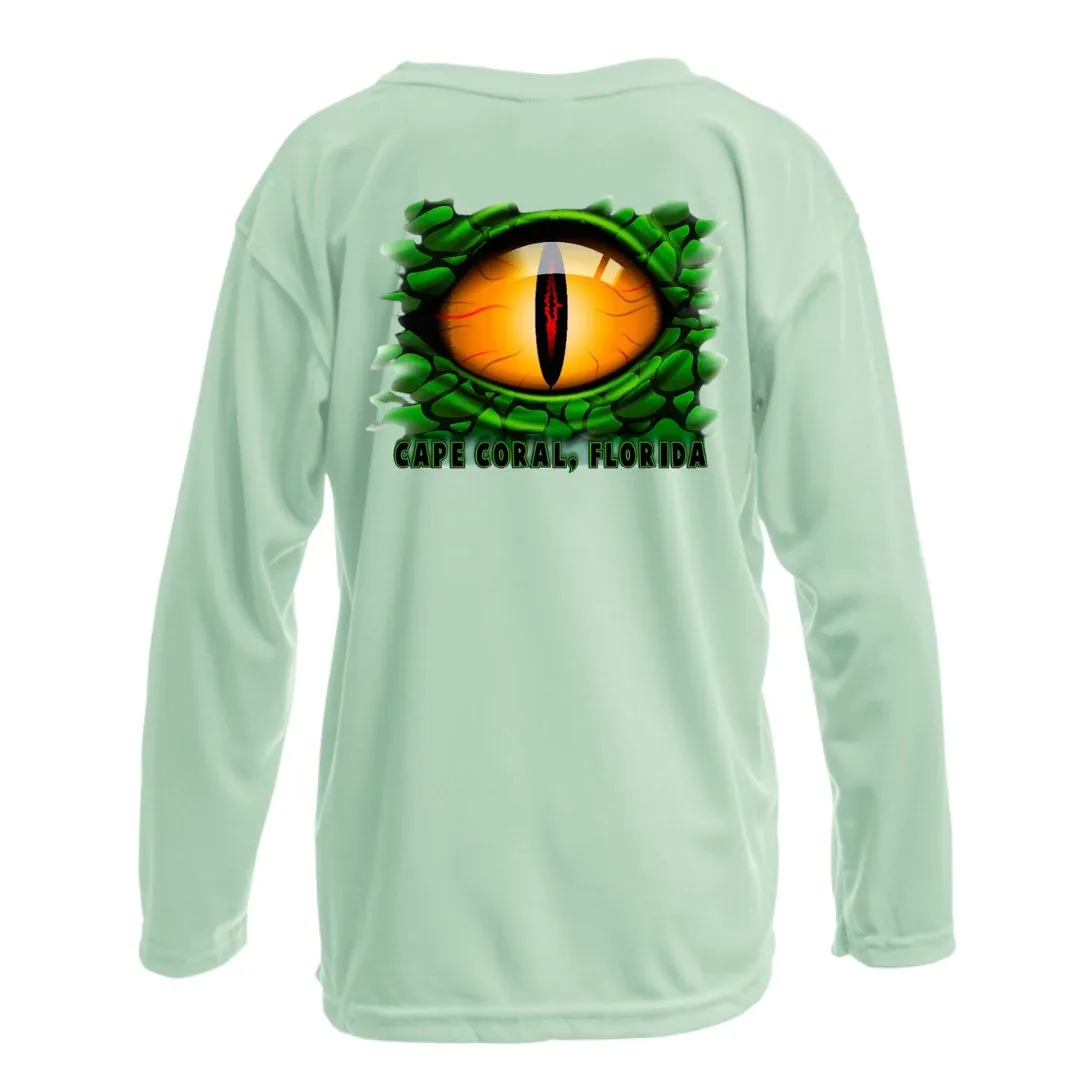 Kids Alligator Eye Sun Shirt - UPF50 Sun Protection Beach Shirt