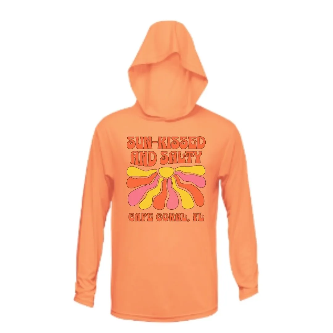 Kids Sun-Kissed and Salty Sun Shirt - UPF50 Beach Shirt