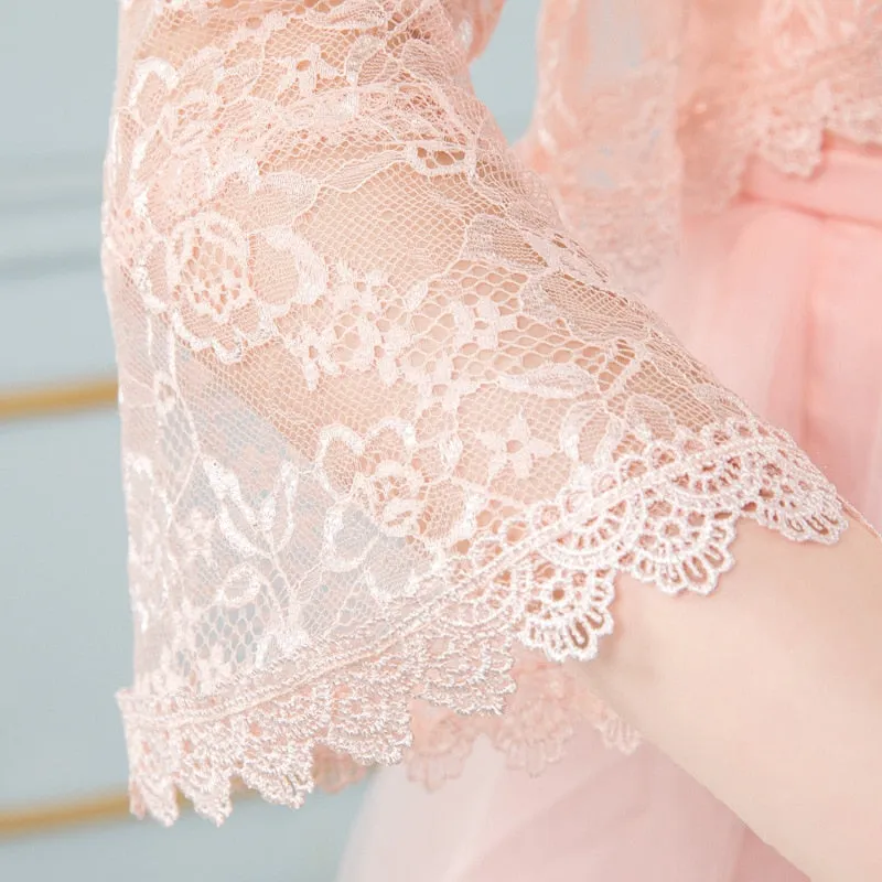 Lace Wedding  Bridal Wraps Shrugs Bolero Jacket