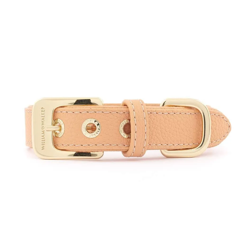 Leather Dog Collar by William Walker | Nappa | Orange