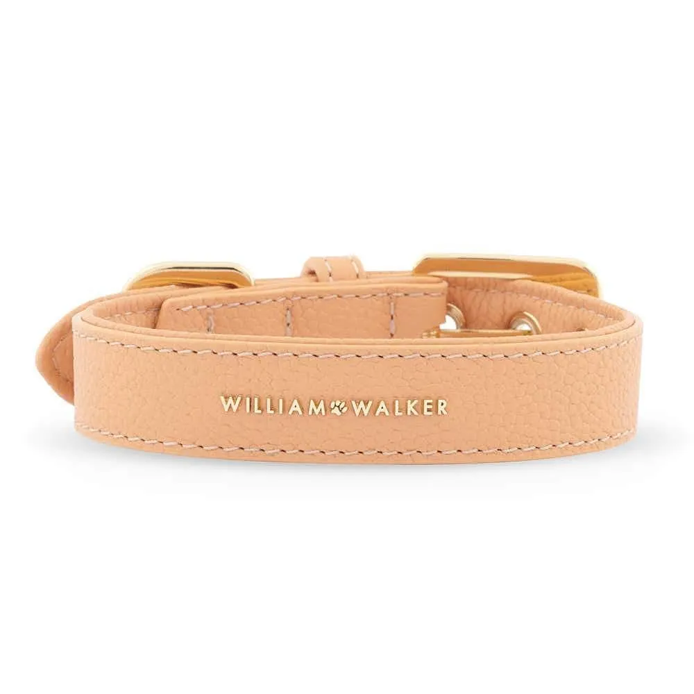 Leather Dog Collar by William Walker | Nappa | Orange