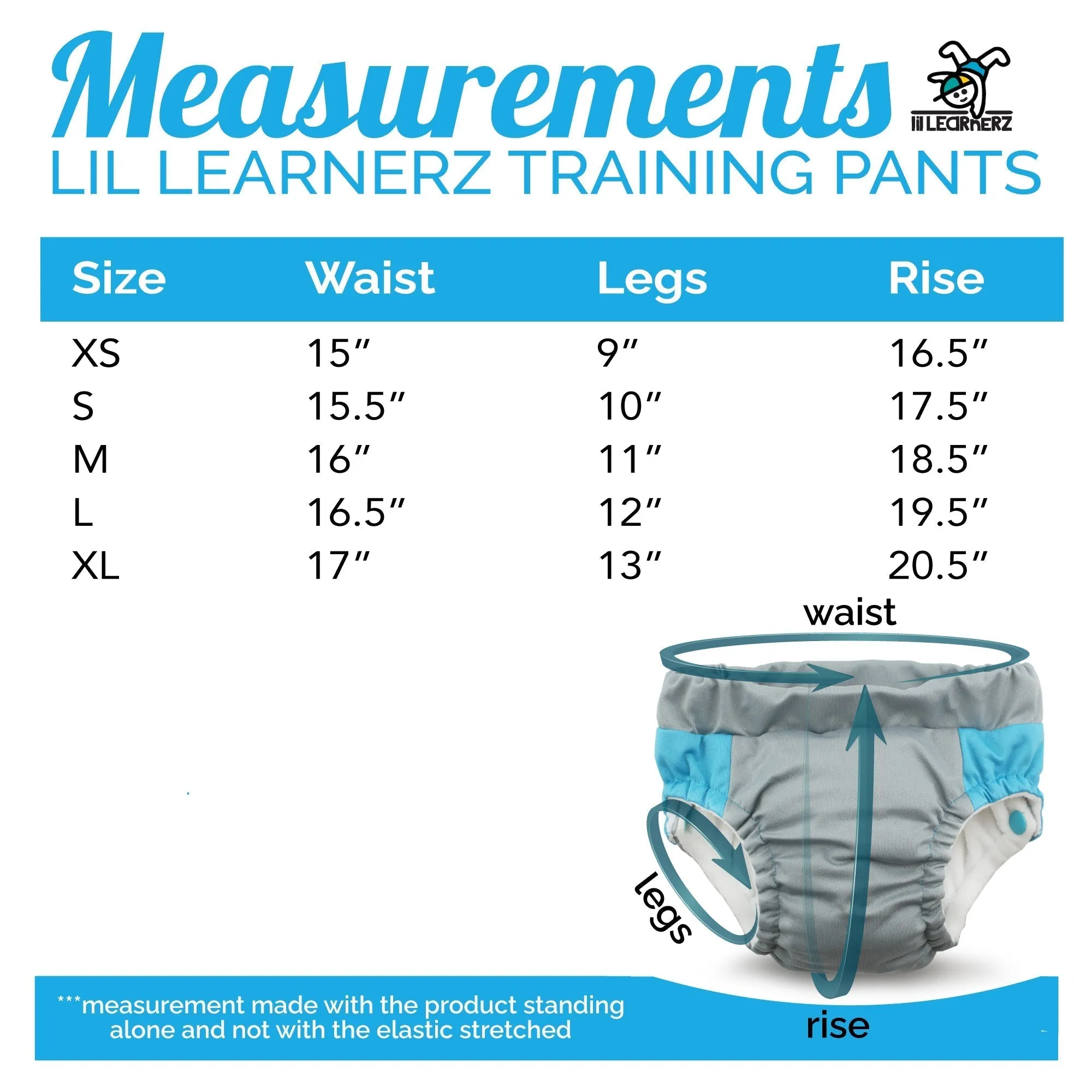 Lil Learnerz Training Pants (2pk) - Medium