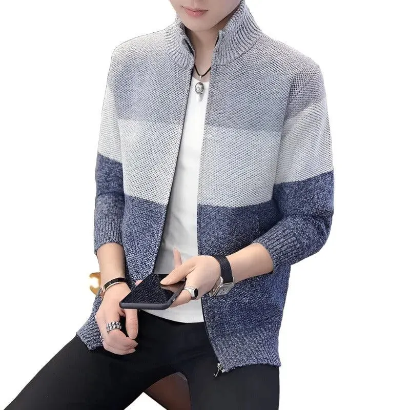 Luxe Velvet Knit Cardigan with Padded Comfort