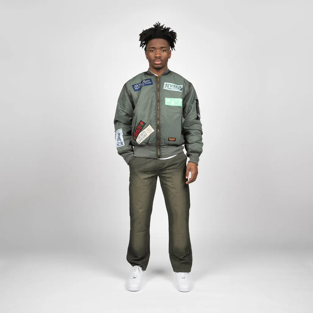 Market Margins Flight Jacket - Fern