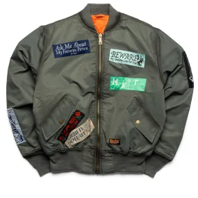 Market Margins Flight Jacket - Fern