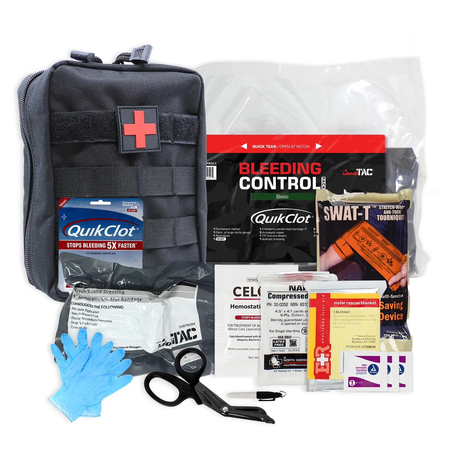 MediTac Bleeding Control Pack Basic with Celox